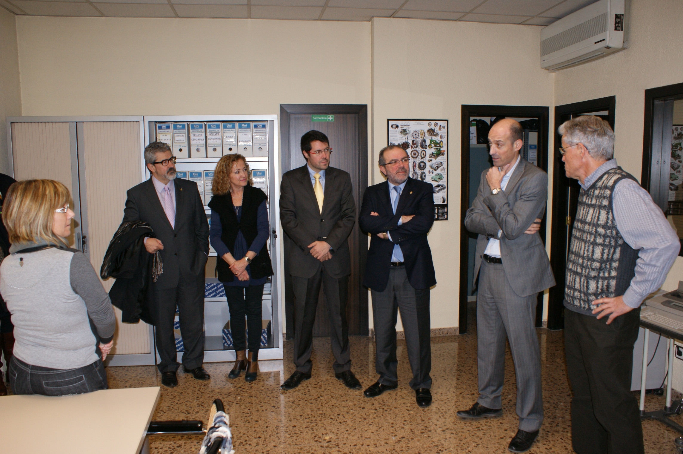 Visita del President de la Diputació a l'oficina de l'OAGRTL a la Seu d'Urgell